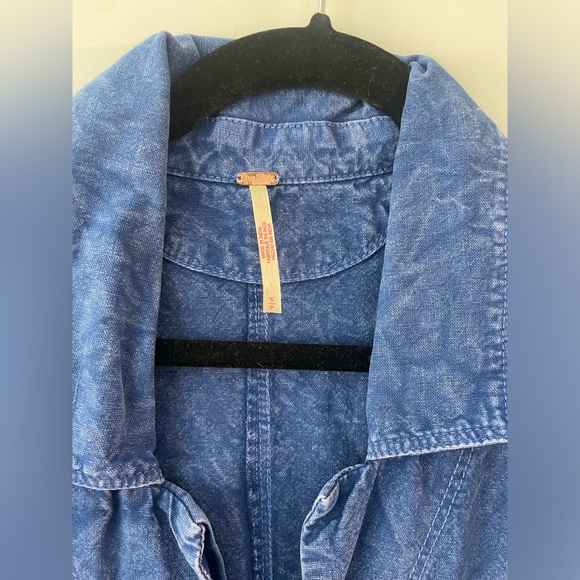 FREE PEOPLE Rhodes chino Coverall / romper shorts - Picture 3 of 5